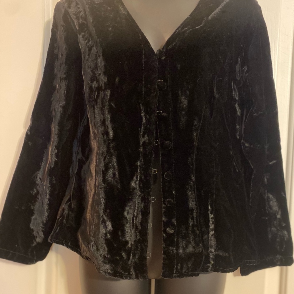 “JOHNNY WAS” Vintage 90’s Velvet Jacket - Picture 5 of 14